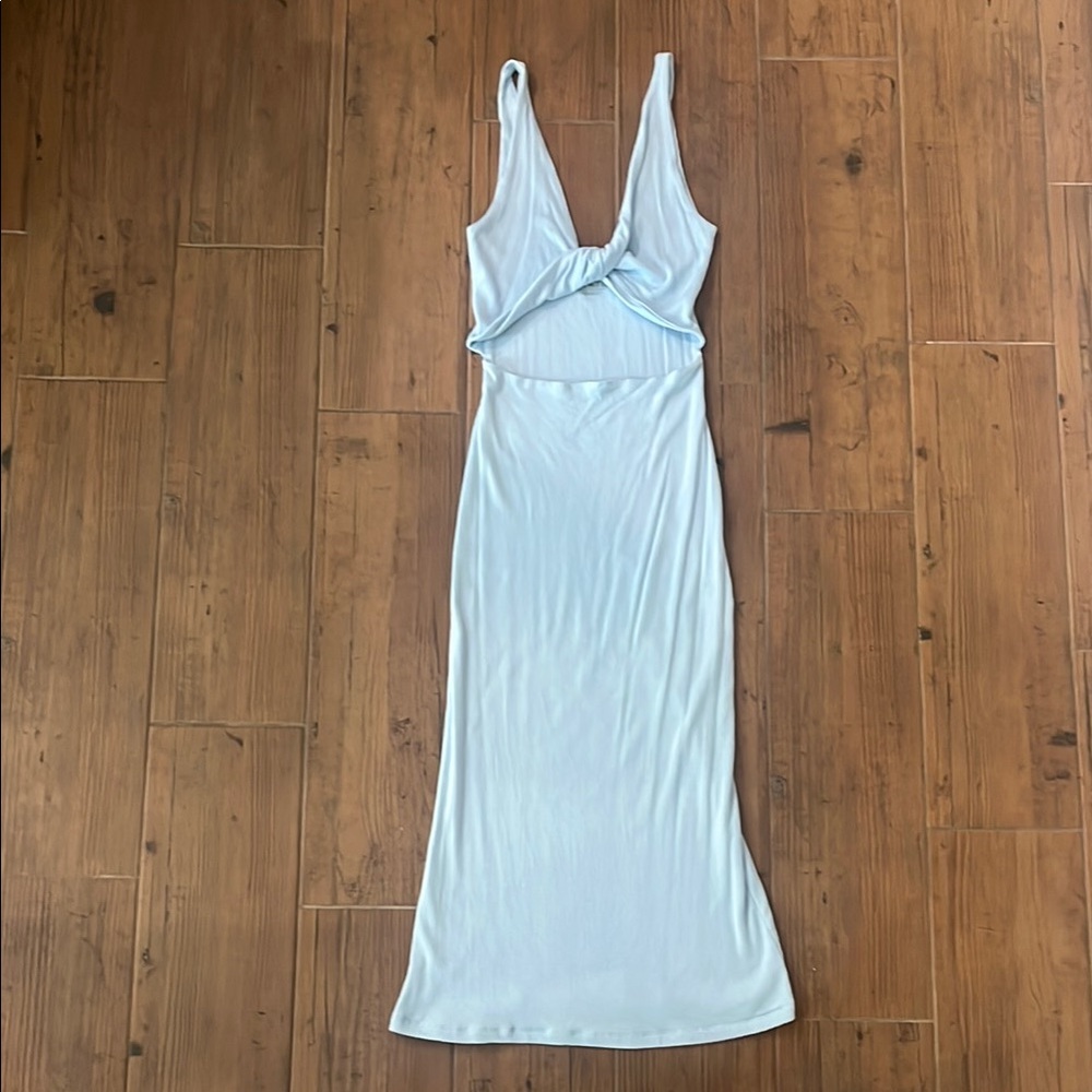 Skatie Amelia Midi Dress in Blue - Large